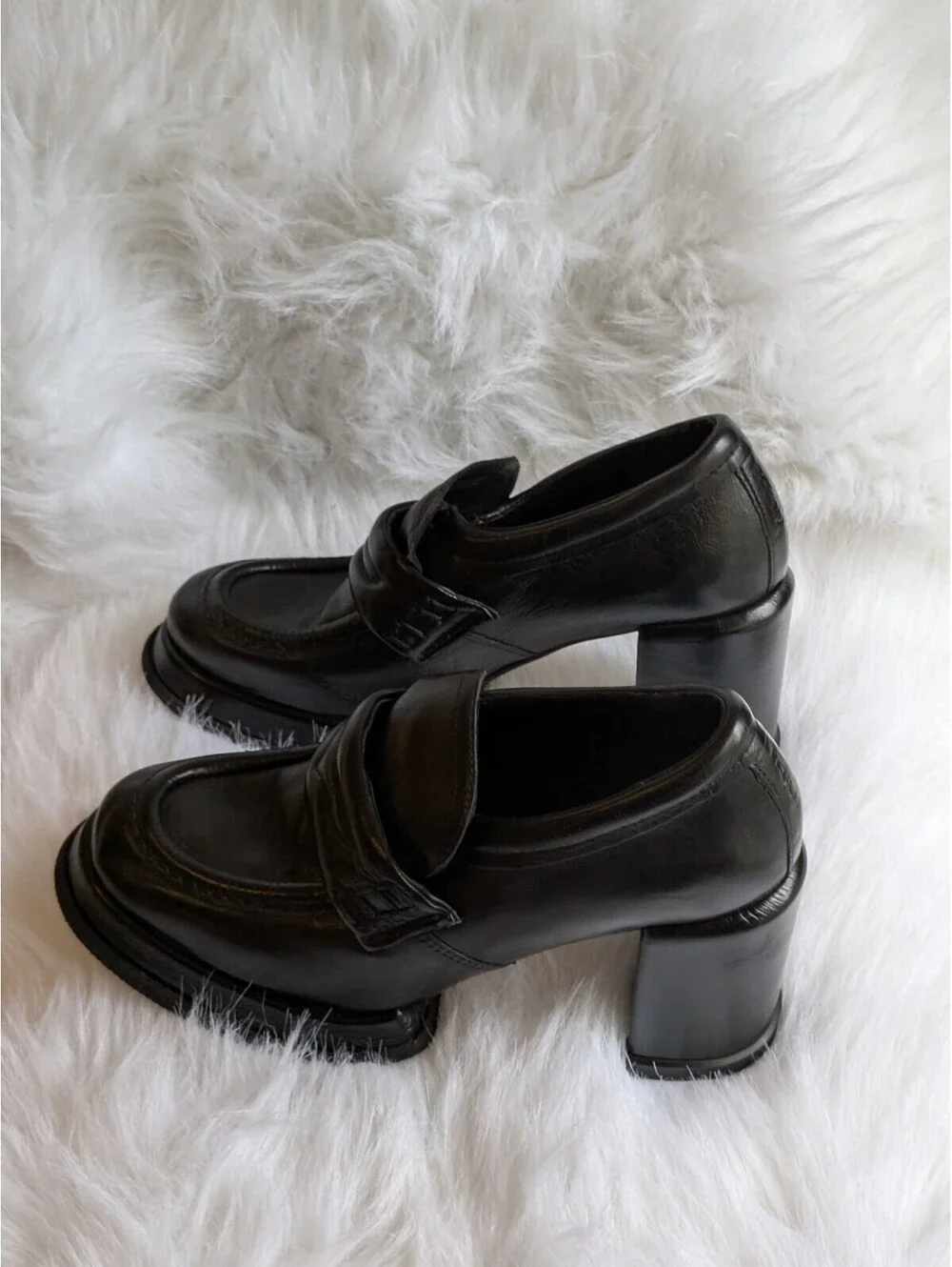 A.s.98 Leight platform Loafers 9/40 pre owned